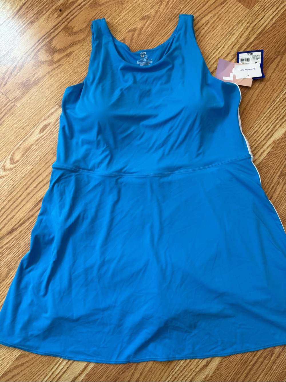 JoyLab Women’s XL Blue Active Dress with Built-In Shorts & Removable Pads NWT - Picture 8 of 8